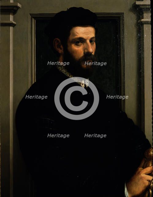 Self-portrait, c1540-1545. Creator: Salviati (Rossi); Francesco (1510-1563).