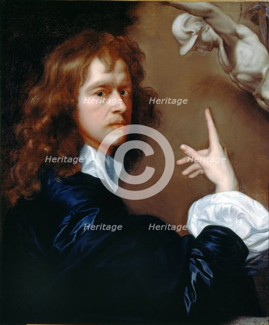 Self-Portrait, c1640-1650. Artist: Robert Walker.