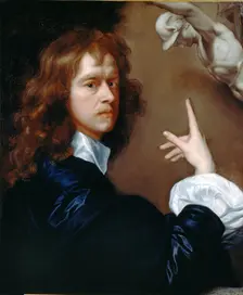 Self-Portrait, c1640-1650. Artist: Robert Walker