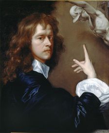 Self-Portrait, c1640-1650. Artist: Robert Walker