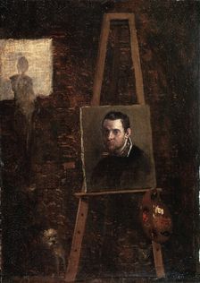 Self-portrait c1604. Artist: Annibale Carracci