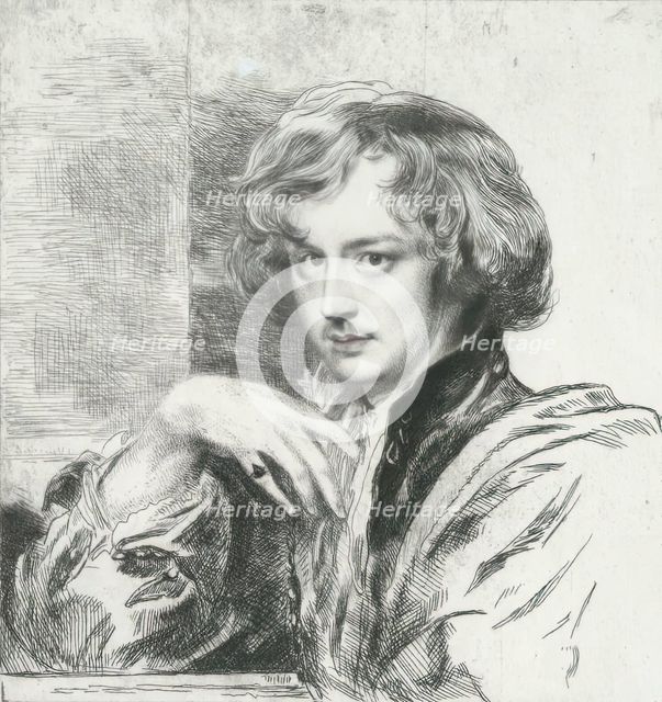 Self Portrait, (c1620), c1820s. Creator: Andrew Geddes.