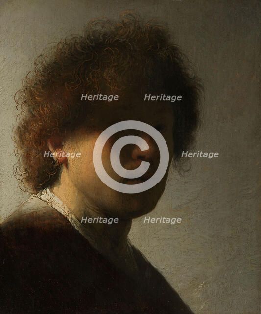 Self-portrait, c.1628. Creator: Rembrandt Harmensz van Rijn.
