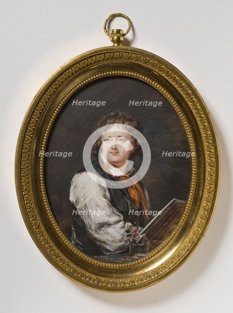 Self portrait, c1770. Creator: Peter Adolf Hall.