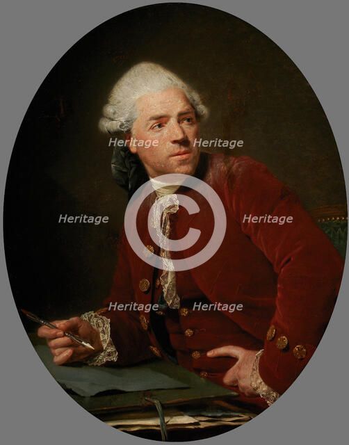 Self-portrait, c1777. Creator: Lépicié, Nicolas Bernard (1735-1784).