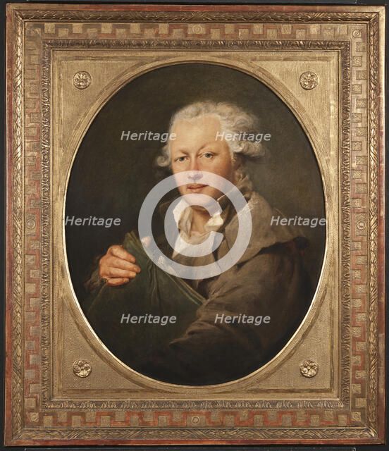 Self portrait, c1780 Creator: Peter Adolf Hall.