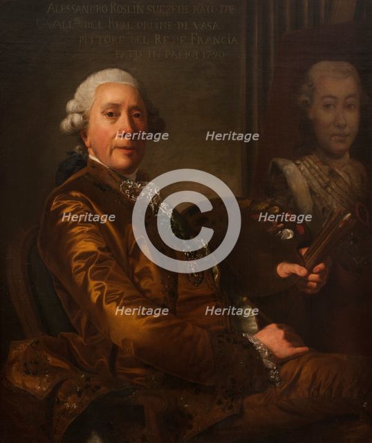 Self portrait, c1780s. Creator: Alexander Roslin.
