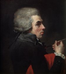 Self-portrait c1789. Creator: Jacques-Louis David