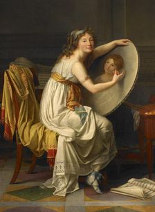 Self-portrait, c1799. Creator: Romany (Romanée); Adèle (1769-1846)