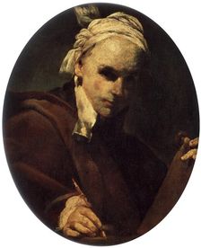 Self-portrait c1700. Artist: Giuseppe Maria Crespi