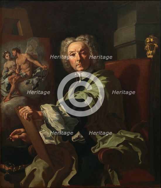 Self-portrait, c1715-1720. Creator: Solimena, Francesco (1657-1747).