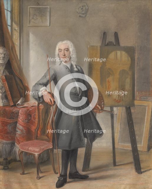 Self-Portrait, c1720s. Creator: Cornelis Troost.