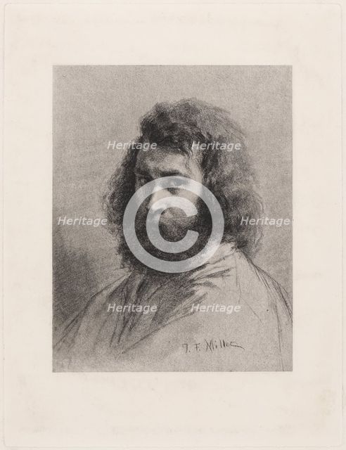 Self-portrait, c1846. Creator: Millet, Jean-François (1814-1875).