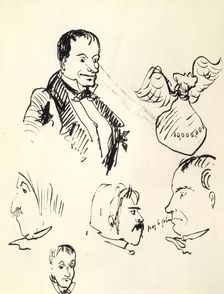 Self-portrait c1850-1867. Artist: Charles Pierre Baudelaire