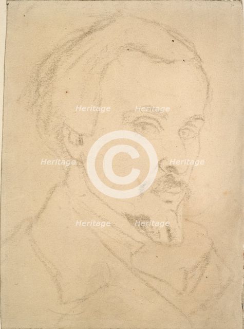 Self-portrait, c1850-1870 Artist: Dante Gabriel Rossetti.