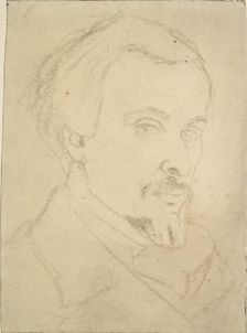 Self-portrait, c1850-1870 Artist: Dante Gabriel Rossetti