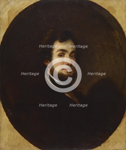 Self-Portrait, c1850. Creator: Alfred Jacob Miller.