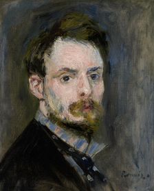 Self-Portrait, c1857-58. Creator: Pierre-Auguste Renoir