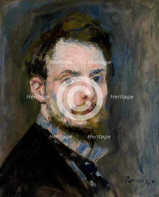 Self-Portrait, c1857-58. Creator: Pierre-Auguste Renoir.