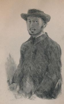 Self-Portrait c.1860s, (1946). Artist: Edgar Degas