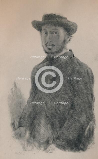 'Self-Portrait', c.1860s, (1946). Artist: Edgar Degas.