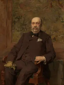 Self Portrait, c1870s. Creator: Jean Francois Portaels