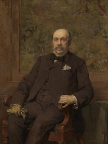 Self Portrait, c1870s. Creator: Jean Francois Portaels