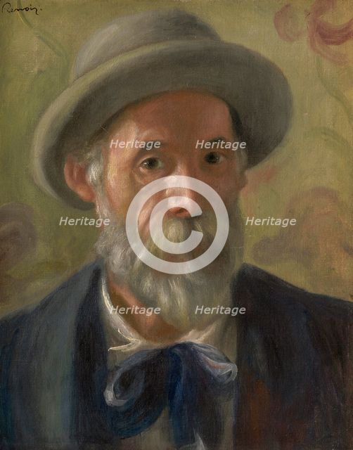 Self-Portrait, c1875. Creator: Pierre-Auguste Renoir.
