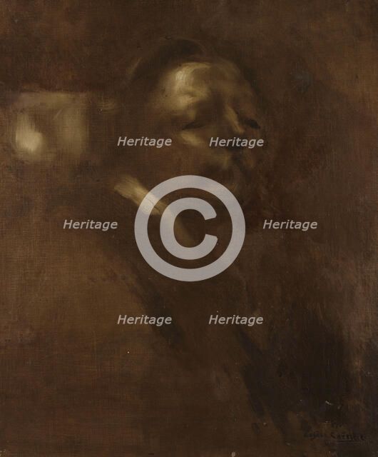 Self-portrait, c1880. Creator: Carrière; Eugène (1849-1906).