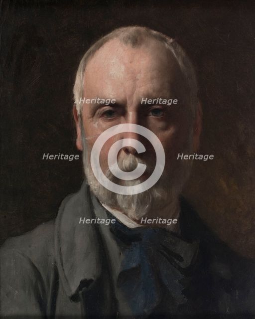 Self-portrait, c1880. Creator: Franois Alfred Delobbe.