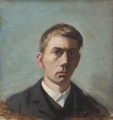 Self portrait, c1890s. Creator: Eugène Jansson