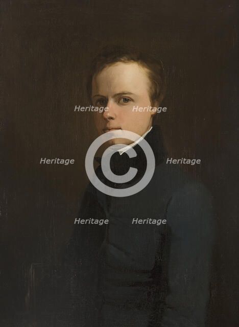 Self portrait, c1830s. Creator: Egron Sellif Lundgren.