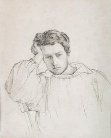 Self-portrait, c1834. Creator: Janmot, Louis (1814-1892)