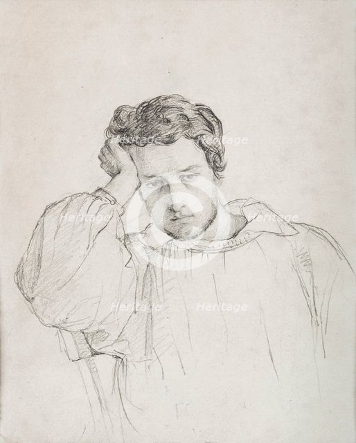 Self-portrait, c1834. Creator: Janmot, Louis (1814-1892).