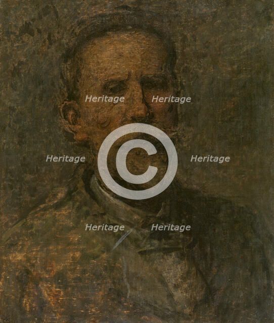 Self Portrait, c1900s. Creator: Xavier Mellery.