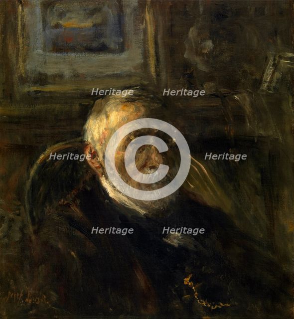 Self-portrait, c1905. Creator: Jozef Israels.