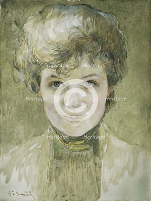 Self-portrait, c1910/1915. Creator: Susanne Renate Granitsch.
