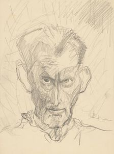 Self-portrait, c1930. Creator: Arnold Peter Weisz-Kubincan
