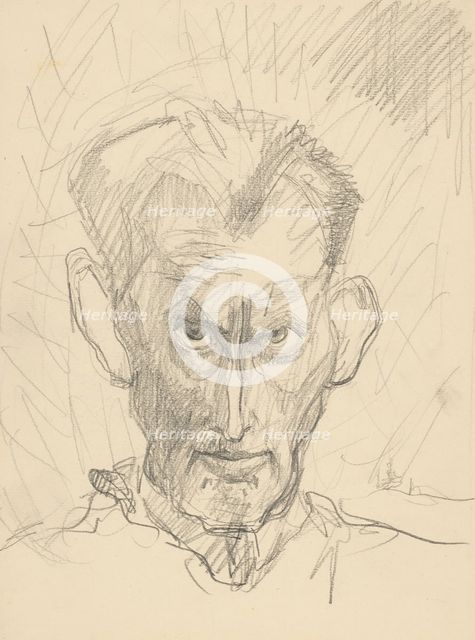 Self-portrait, c1930. Creator: Arnold Peter Weisz-Kubincan.