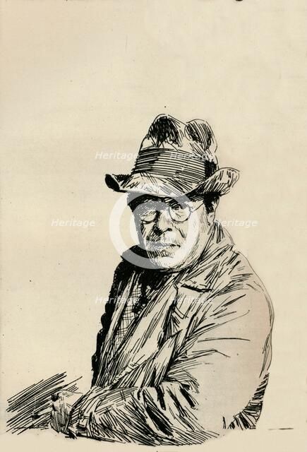 'Self Portrait', c1933. Artist: Joseph Simpson.