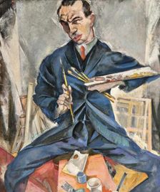 Self-portrait, c1933. Creator: Oppenheimer, Max (1885-1954)