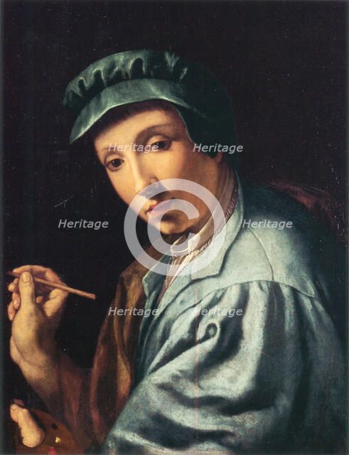 Self-Portrait, ca 1555. Creator: Allori, Alessandro (1535-1607).