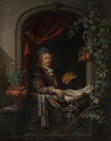 Self-Portrait, ca. 1665. Creator: Gerrit Dou