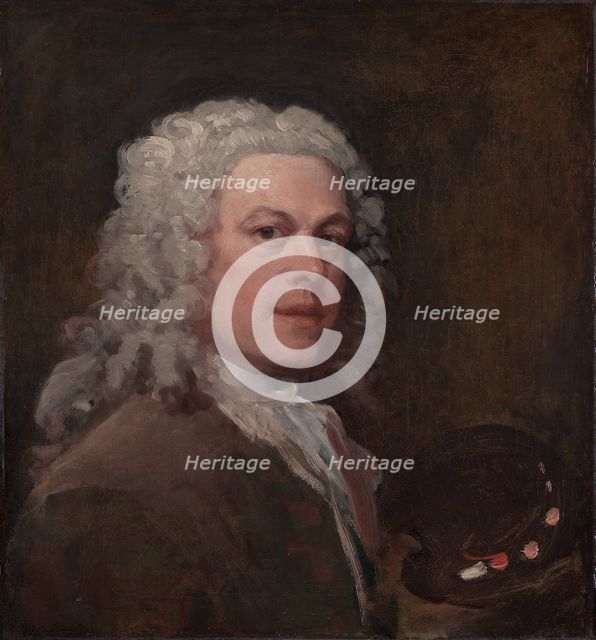 Self-Portrait, ca. 1735. Creator: William Hogarth.