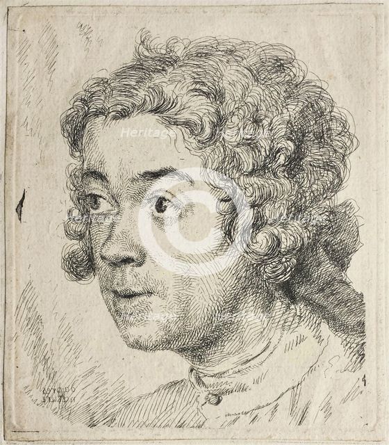Self-Portrait, ca 1731. Creator: Liotard, Jean-Étienne (1702-1789).