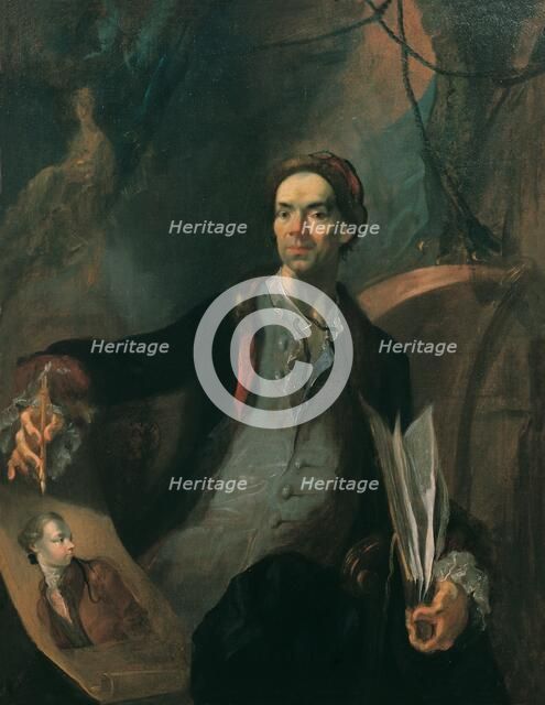 Self-Portrait, ca 1767. Creator: Maulbertsch, Franz Anton (1724-1796).