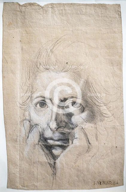 Self-portrait, ca 1780-1790. Creator: Füssli (Fuseli), Johann Heinrich (1741-1825).