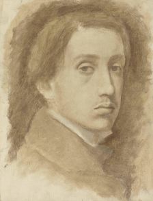 Self-Portrait, ca 1854. Creator: Degas, Edgar (1834-1917)