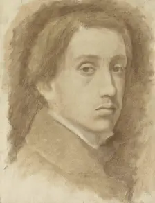 Self-Portrait, ca 1854. Creator: Degas, Edgar (1834-1917)