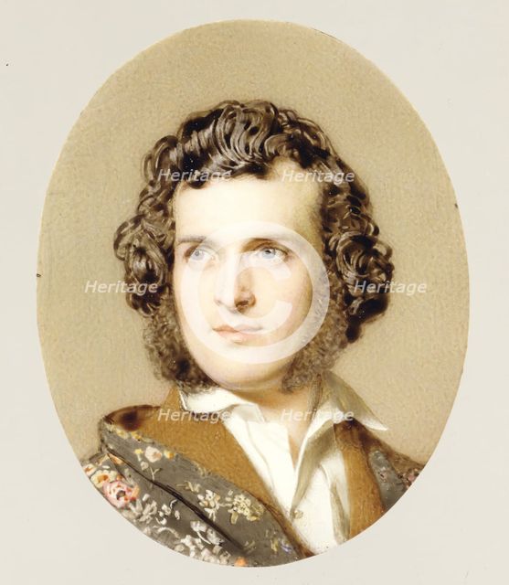 Self-Portrait, ca. 1850. Creator: John Faed.